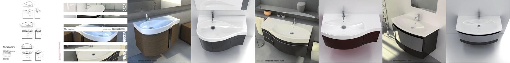 DESIGN CONSOLLE - FRANK - DROP - GOCCIA