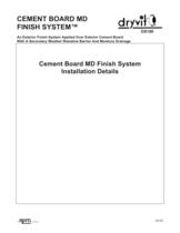 Cement Board MD Finish System�