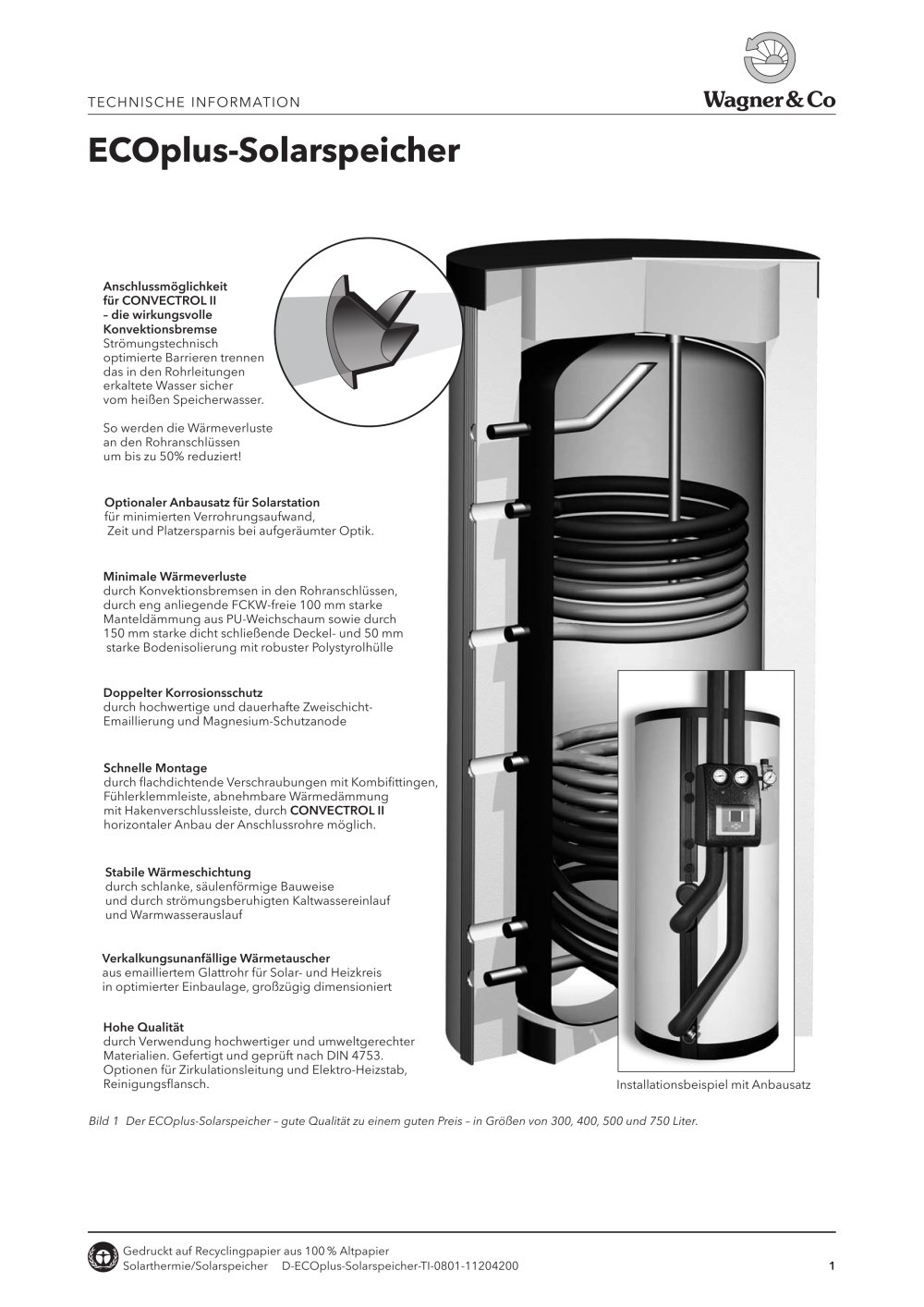 ECOplus-Solarspeicher - WAGNER & Co