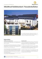 SOLARroof Kollektordach / Fassadenkollektor