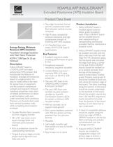  FOAMULAR�  INSUL-DRAIN