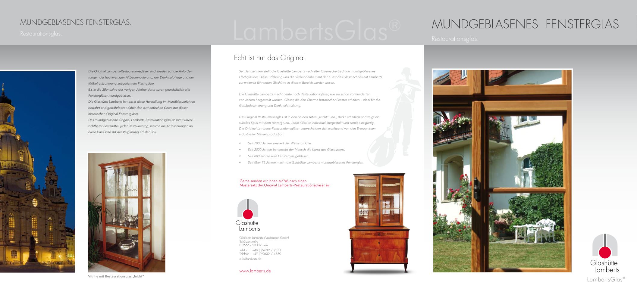 RESTAURATIONS GLAZER - Glash&uuml;tte Lamberts Waldsassen
