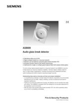 AGB600 - Audio glass break detector