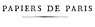 Papiers de Paris