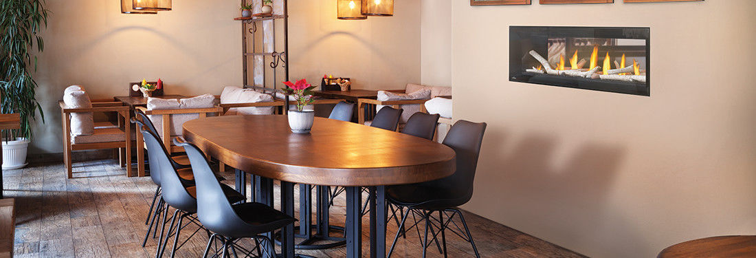 Gaskamin - LUXURIA™ - Napoleon Fireplaces - modern / geschlossene