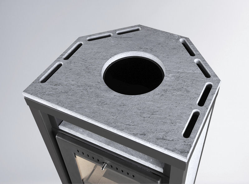 Holz-Kaminofen - GENT - Thorma Vyroba k.s. - Ecken / Metall / modern