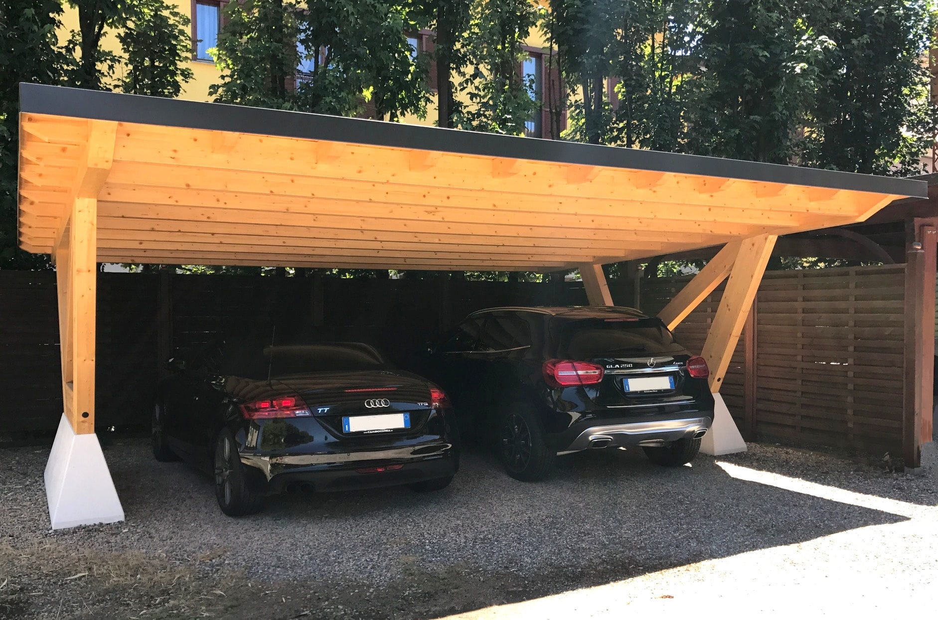 Betoncarport NEW YORK Proverbio Outdoor Design Holz