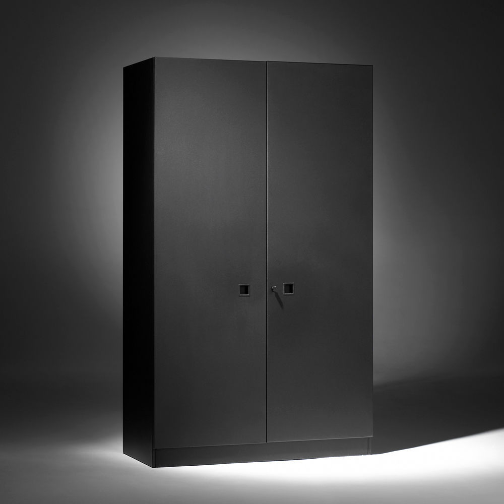 Niedriger Aktenschrank - MONOBLOCO - Iduna S.A. - hoch / Holz / mit