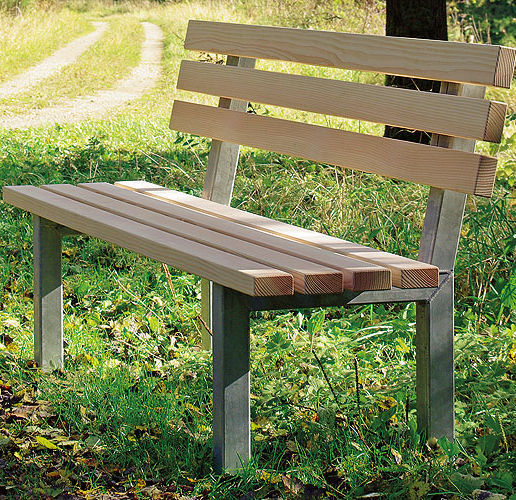 Moderne Parkbank - WITTLICH - Gem. Westeifel Werke GmbH - Gusseisen