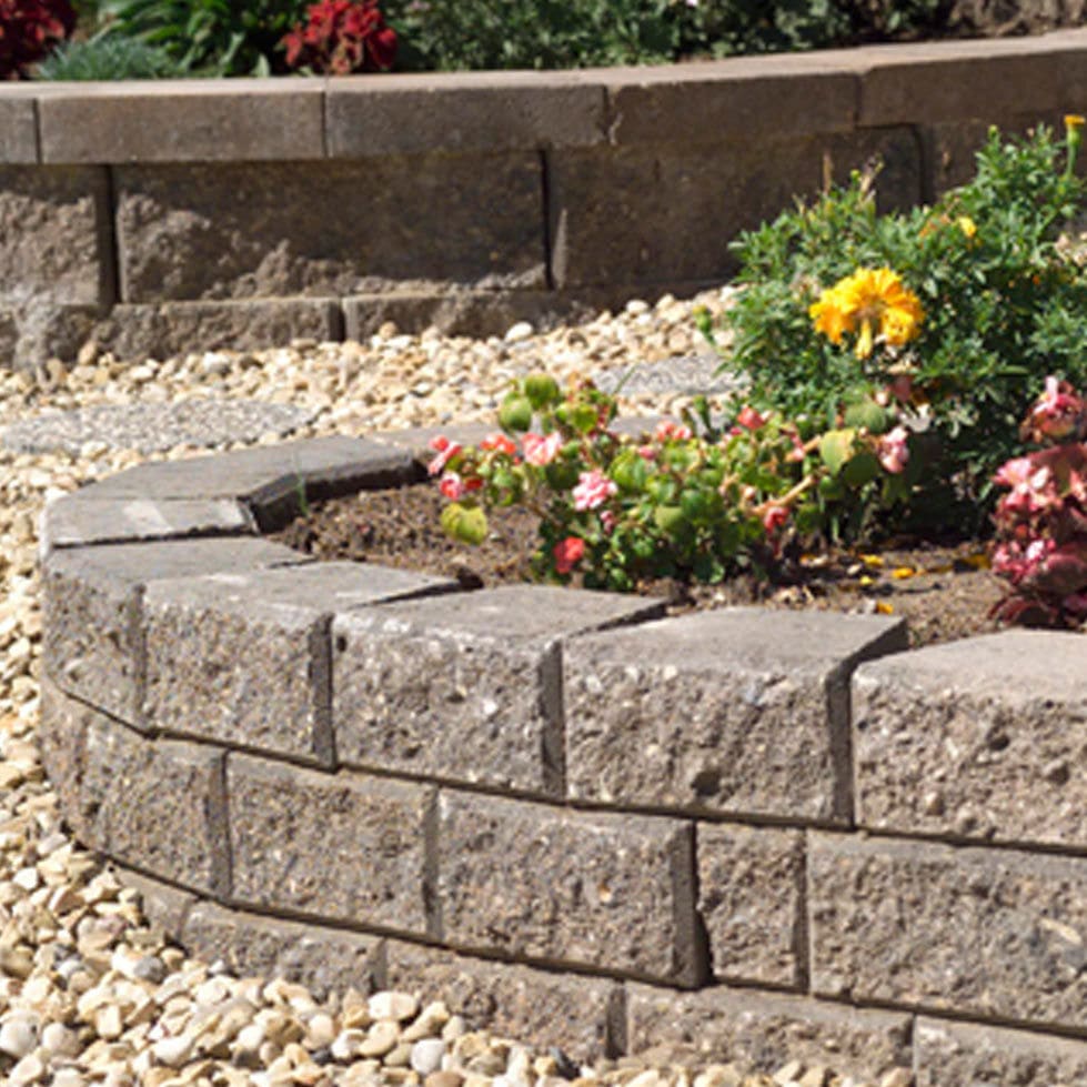 Randstein für Garten YARDSTONE Armtec Stein / rechteckig