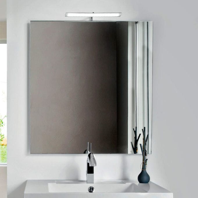 Wandmontierter Spiegel für Badezimmer - INITIAL - DECOTEC - modern