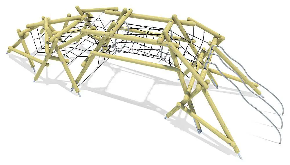 Klettergerst fr Spielpltze - POLAR - eibe Produktion + Vertrieb GmbH &  Co KG - Holz
