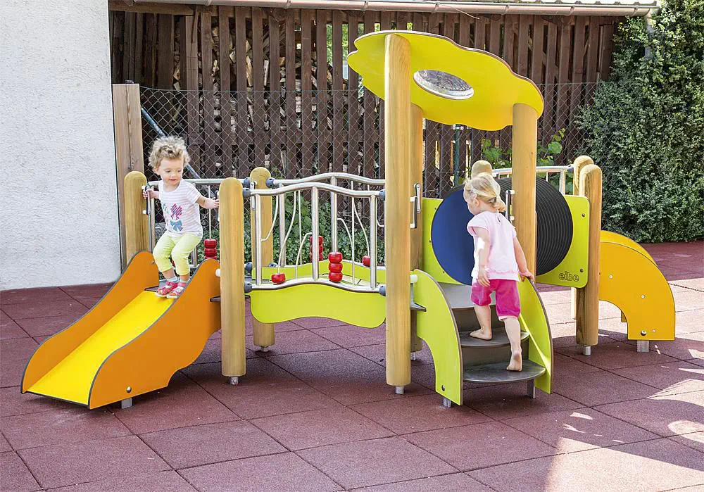 Metall-Spielplatzgert - ROSE - eibe Produktion + Vertrieb GmbH & Co KG -  Holz / HPL / modular