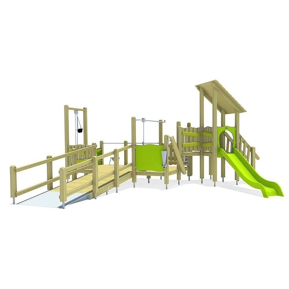 Stahl-Spielplatzgert - PIKE - eibe Produktion + Vertrieb GmbH & Co KG -  Holz / HPL / modular