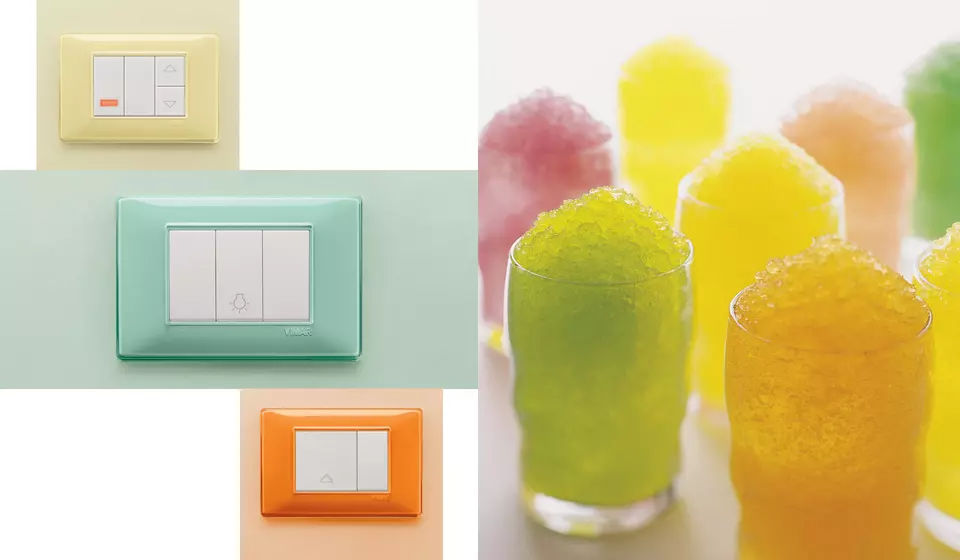 Frutti Serie Steckdosen-Umschalter – Kompatibel Mit Vimar Plana, Weiß, 1-fach Mit Zugknopf
