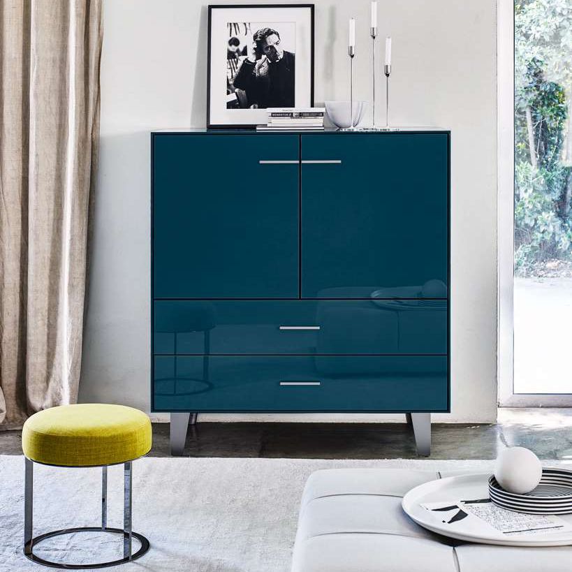 Hohes Sideboard - Eucalipto - B&B Italia - Modern / Holzfurnier / MDF