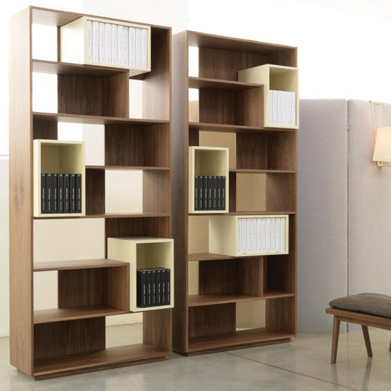 ModulBücherregal 9700 PUZZLE Vibieffe Trennwand / modern / Holz