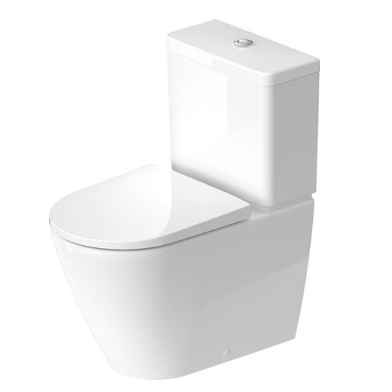 Freistehendes WC 200209 DURAVIT Keramik / spülrandlos / für