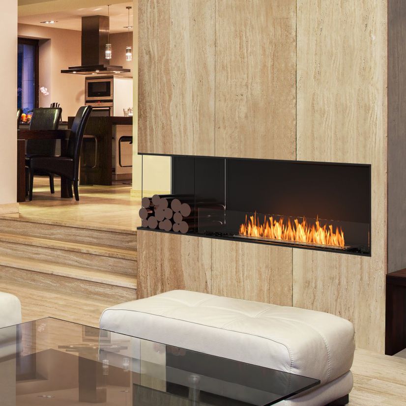 Bioethanol-Kamin - FLEX 68LC - EcoSmart Fire - modern / Ecken / offene