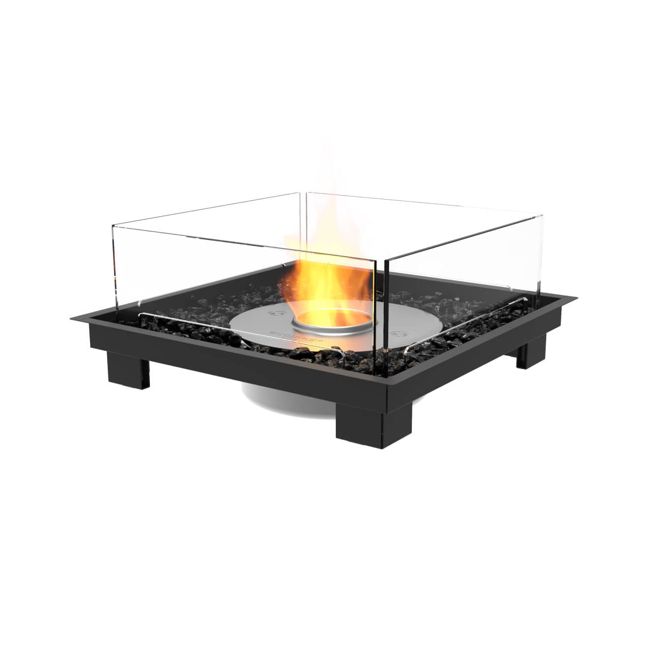 Garten-Feuerstelle / Bioethanol - SQUARE 22 - EcoSmart Fire - Edelstahl