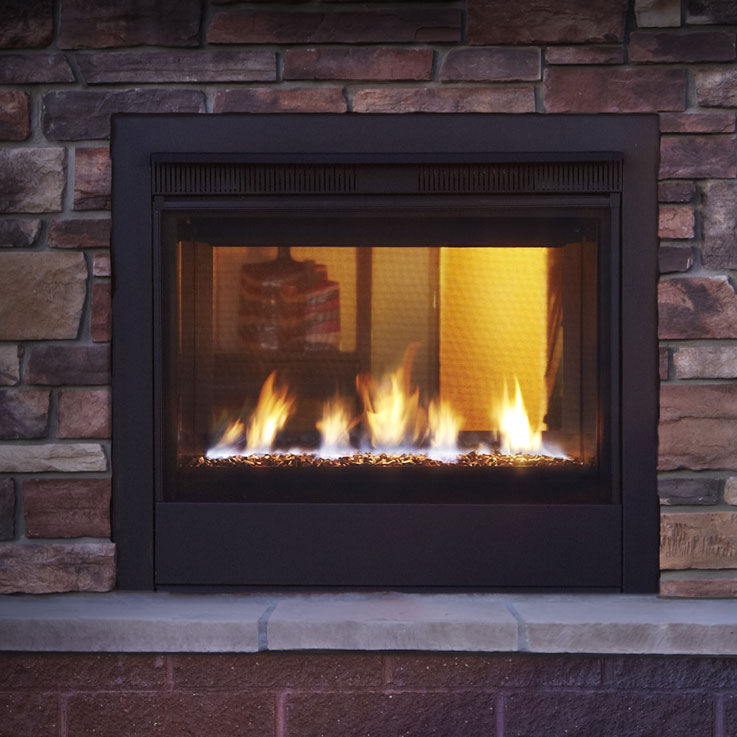 Gaskamin - TWILIGHT - heatilator - modern / geschlossene Feuerstelle