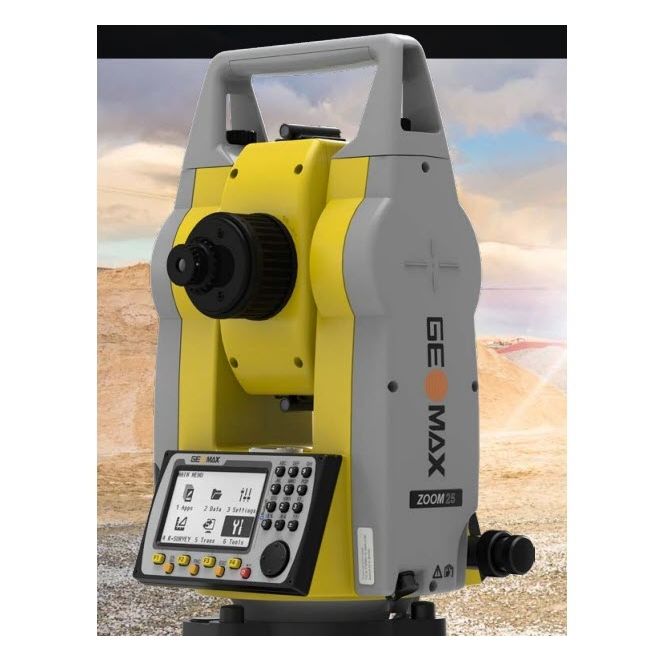 Reflektorlose Totalstation ZOOM25 SERIES GEOMAX Roboter / manuell