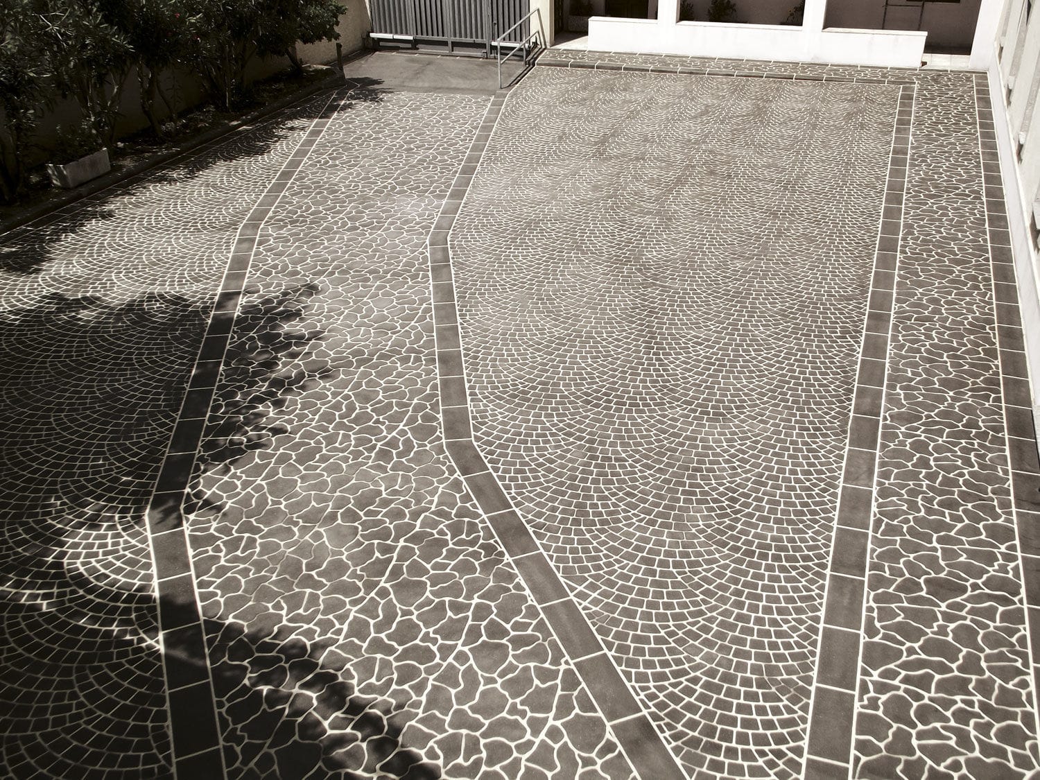 Boden / bedruckter Beton - PLAM SPRAY - ISOPLAM SRL - für Außenbereich