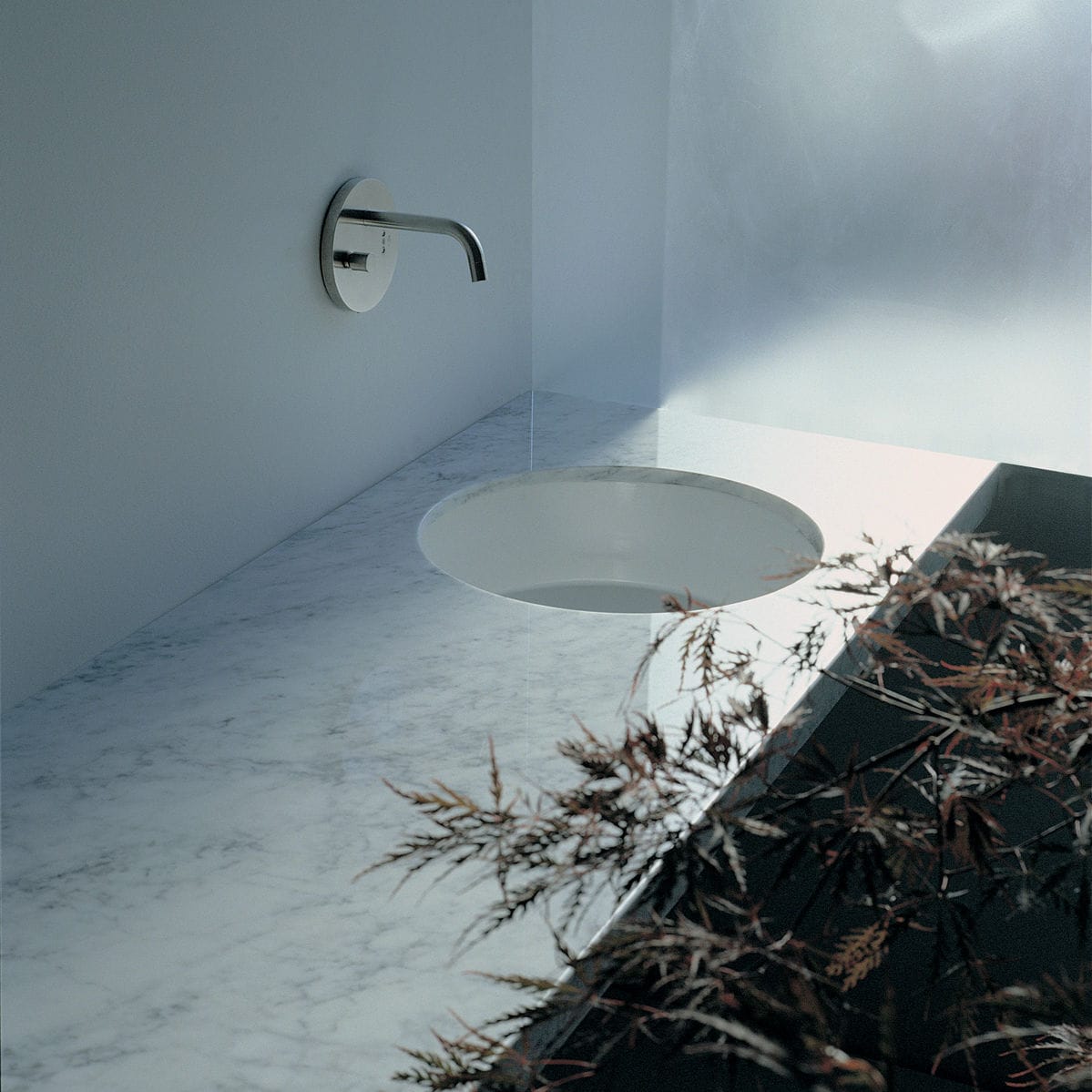 Unterbauwaschbecken - 5057 - FLAMINIA - rund / Keramik / modern