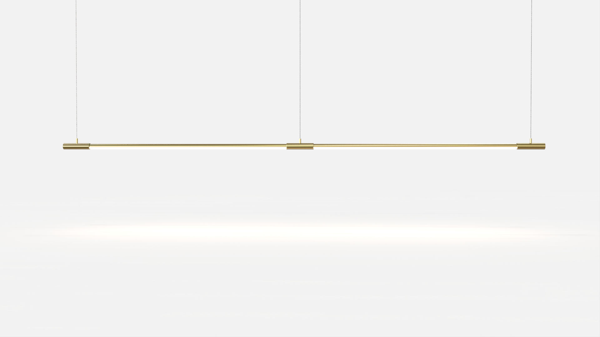 Hängeleuchte - THIN - Juniper - LED / linear / Messing