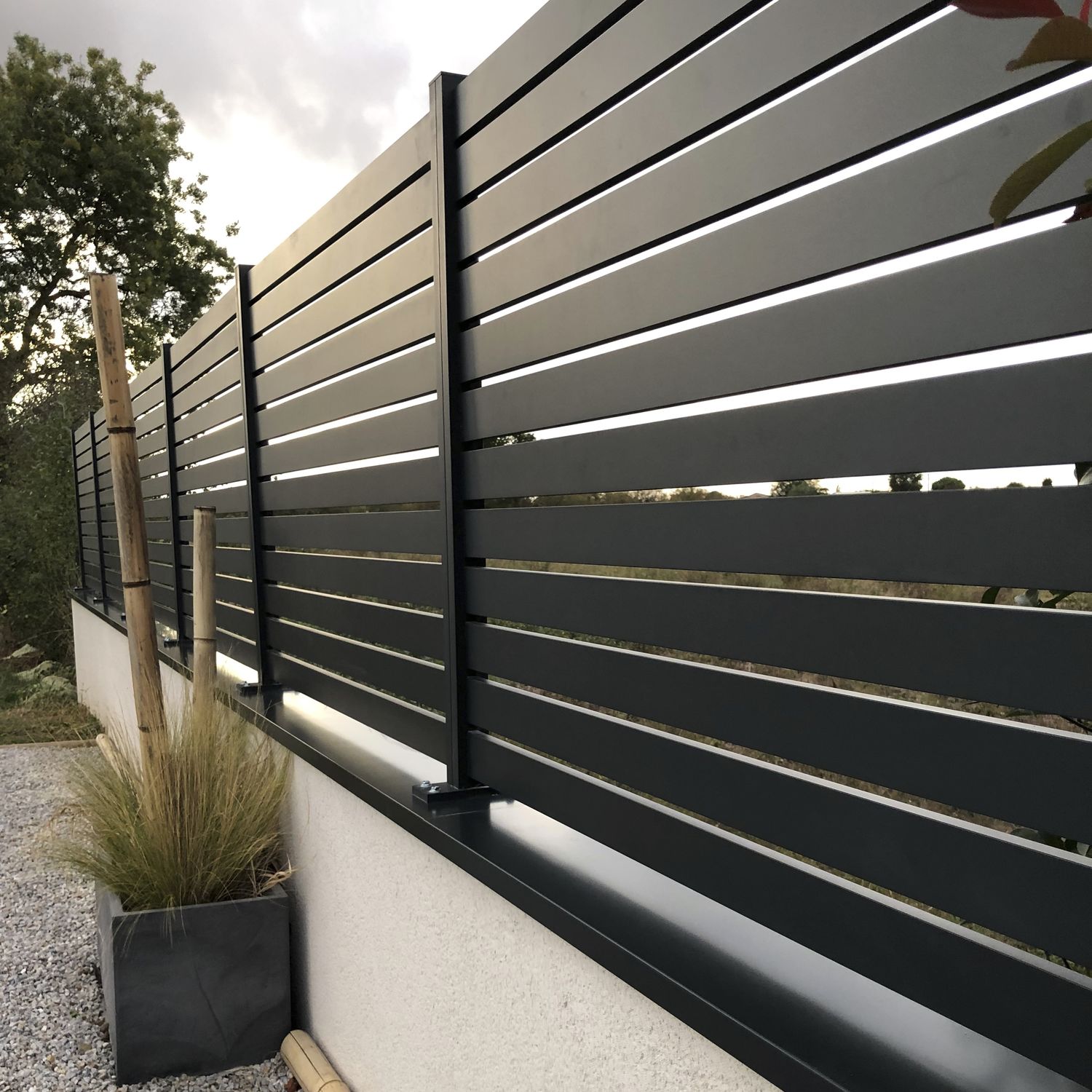 Lamellenzaun SWEET GARDEN SG02 AXIUM solutions aluminium Garten