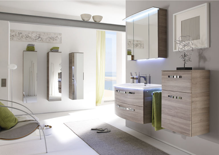 Hängender Waschtisch-Unterschrank - SOLITAIRE 7005 - Pelipal - Glas