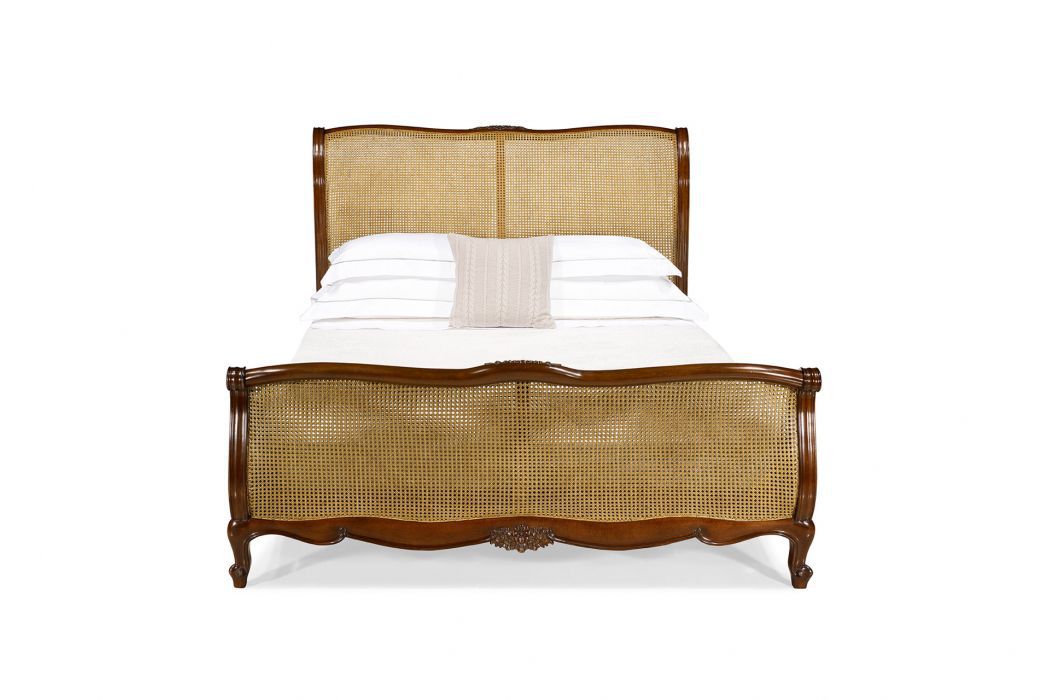 Doppelbett King Size Franzosischer Stil Polster Caned De