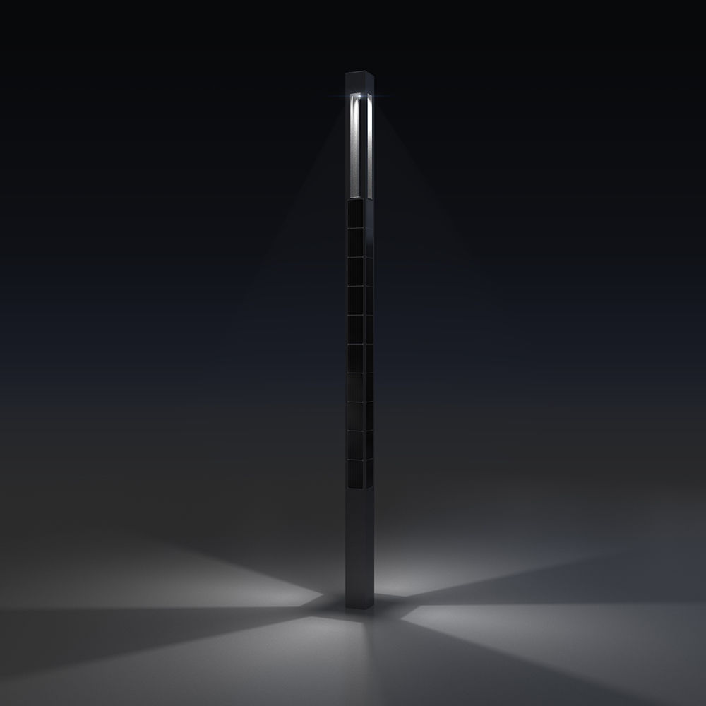 Standy Solar LED-Solarleuchte – 150 Cm Hoch, Dimmbar, Warm-/kaltweiß, Für Innen & Außen, Bis 5 Stunden Laufzeit