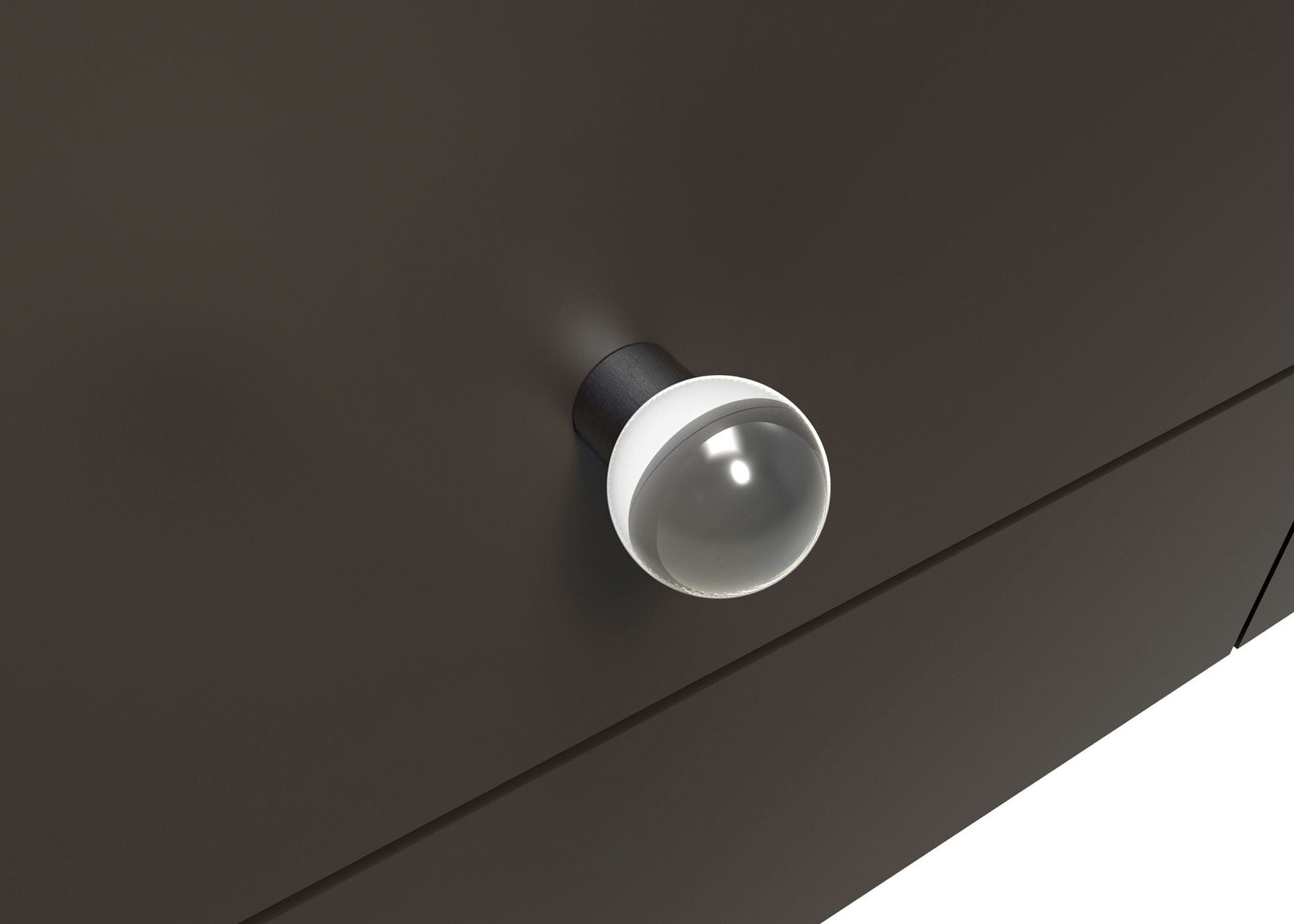 Moderner Möbelknopf SPHERE PROJECTS GUIDERO Holland BV Kristall