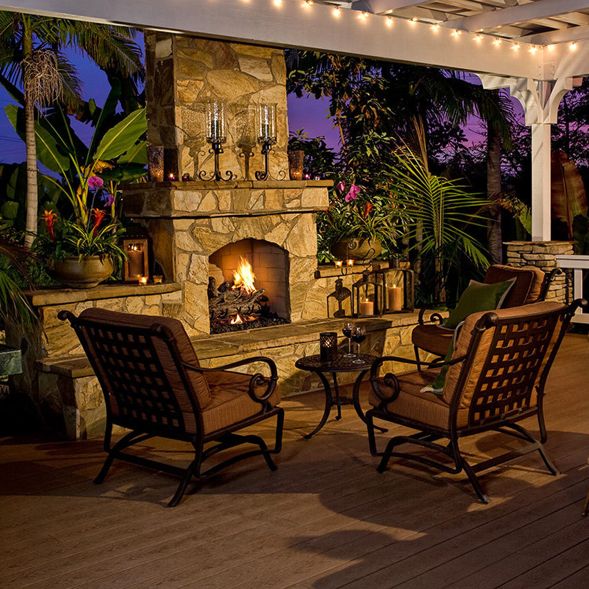 Gaskamin - GAS-BURNING - shaw brick - traditionell / offene Feuerstelle