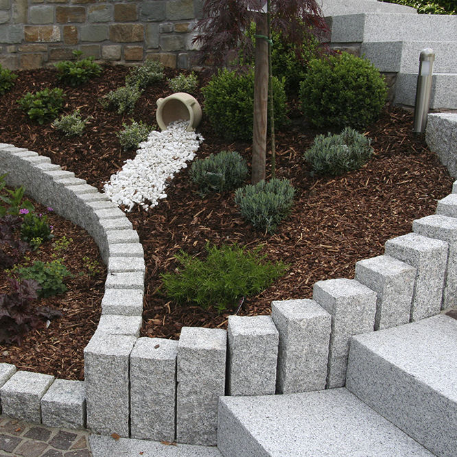 Gartenzaun Naturstein - Gartenzaun Sichtschutz mit und aus Naturstein