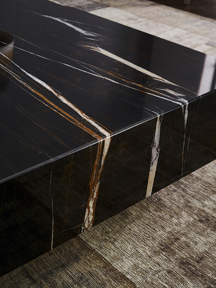 Moderner Couchtisch / Marmor / quadratisch / Innenraum - MILLES