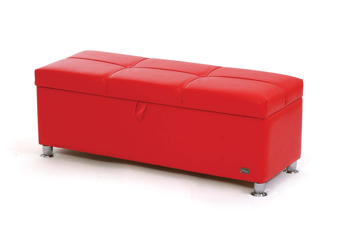 Moderne Truhe BOX ISBIR Leder