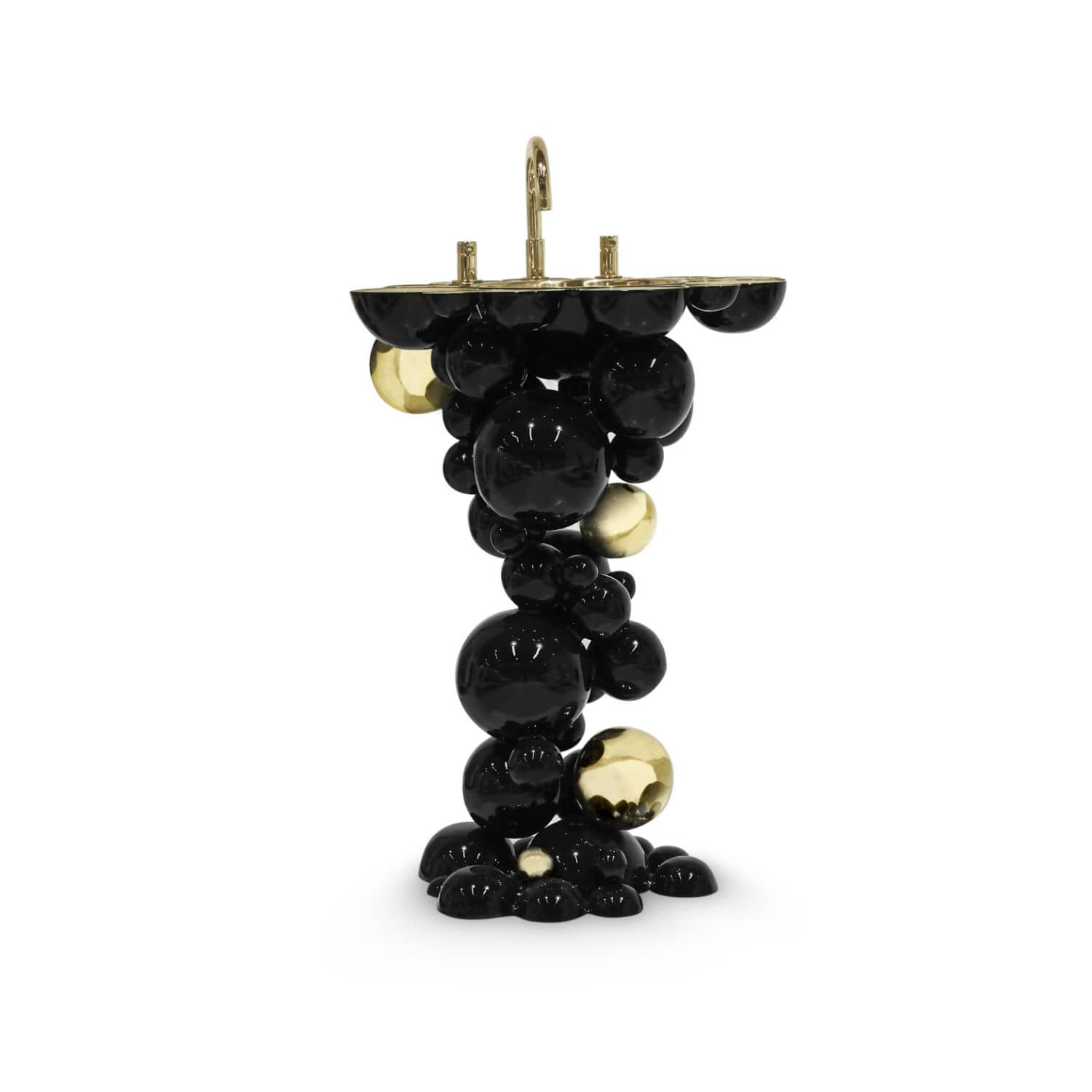 Freistehendes Waschbecken / Messing / Aluminium / originelles Design