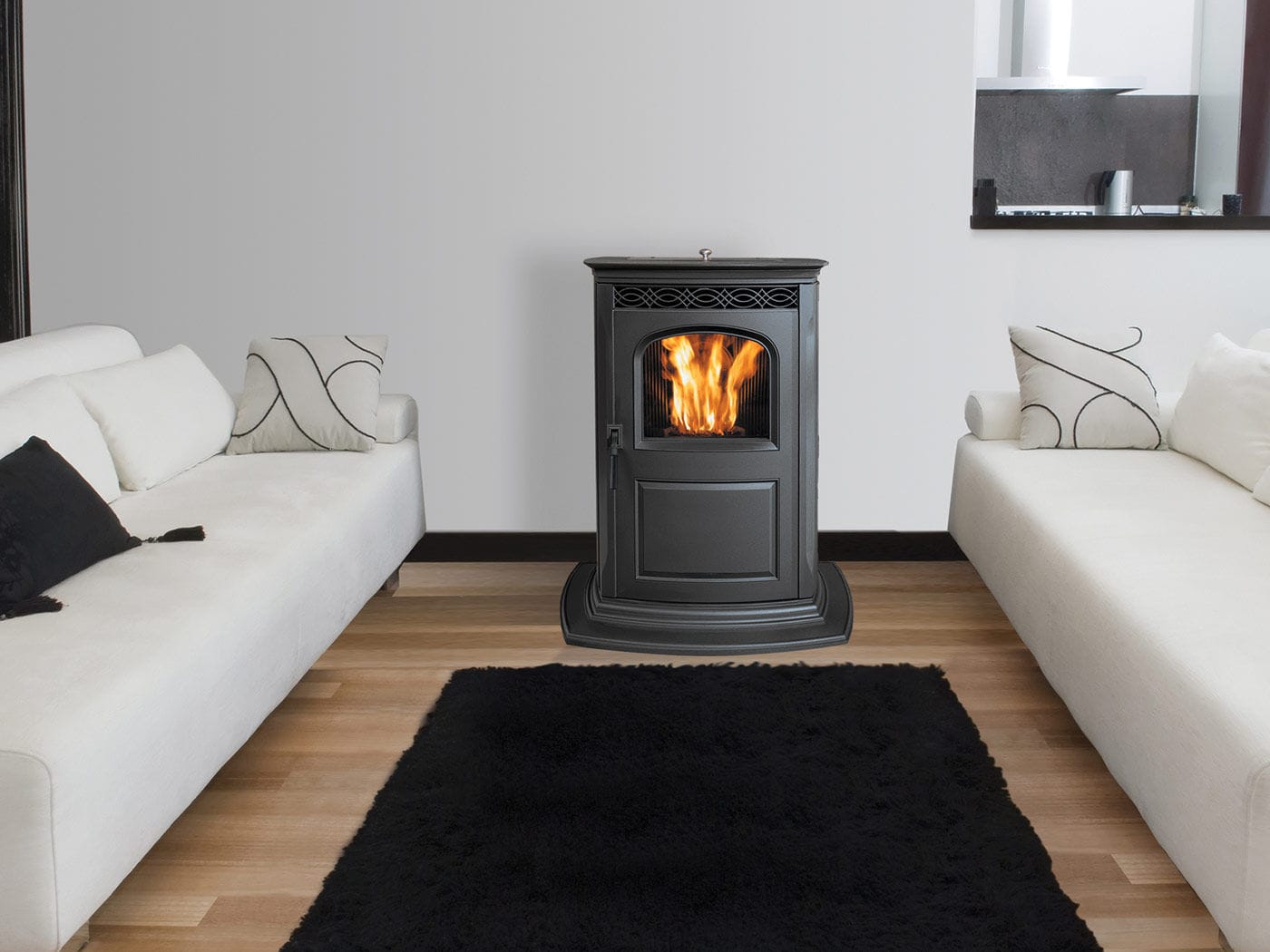 Pelletkaminofen ACCENTRA Harman Stoves traditionell / Gusseisen