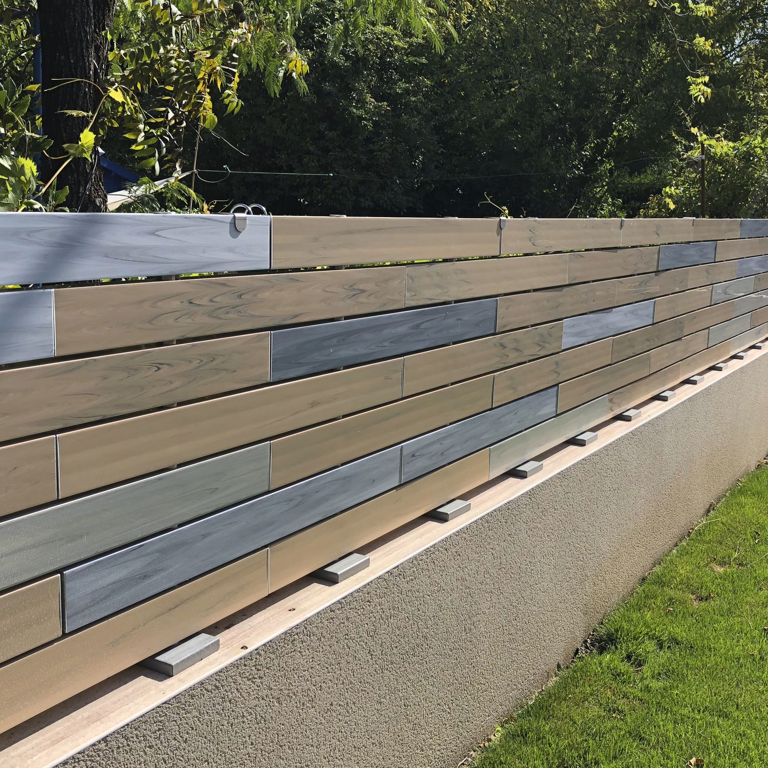 Lamellenzaun CHLORIS La Clôture Française Garten / PVC / modern