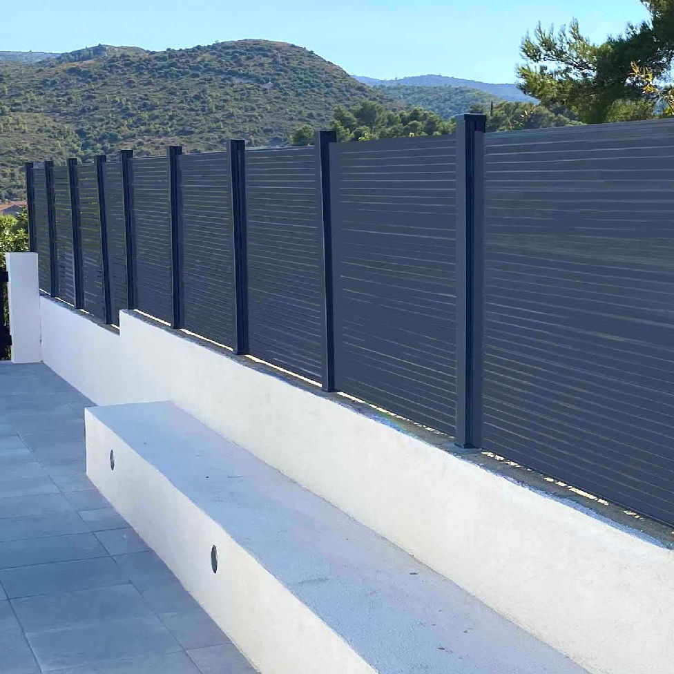 Lamellenzaun Infino La Clôture Française Garten / Aluminium / PVC