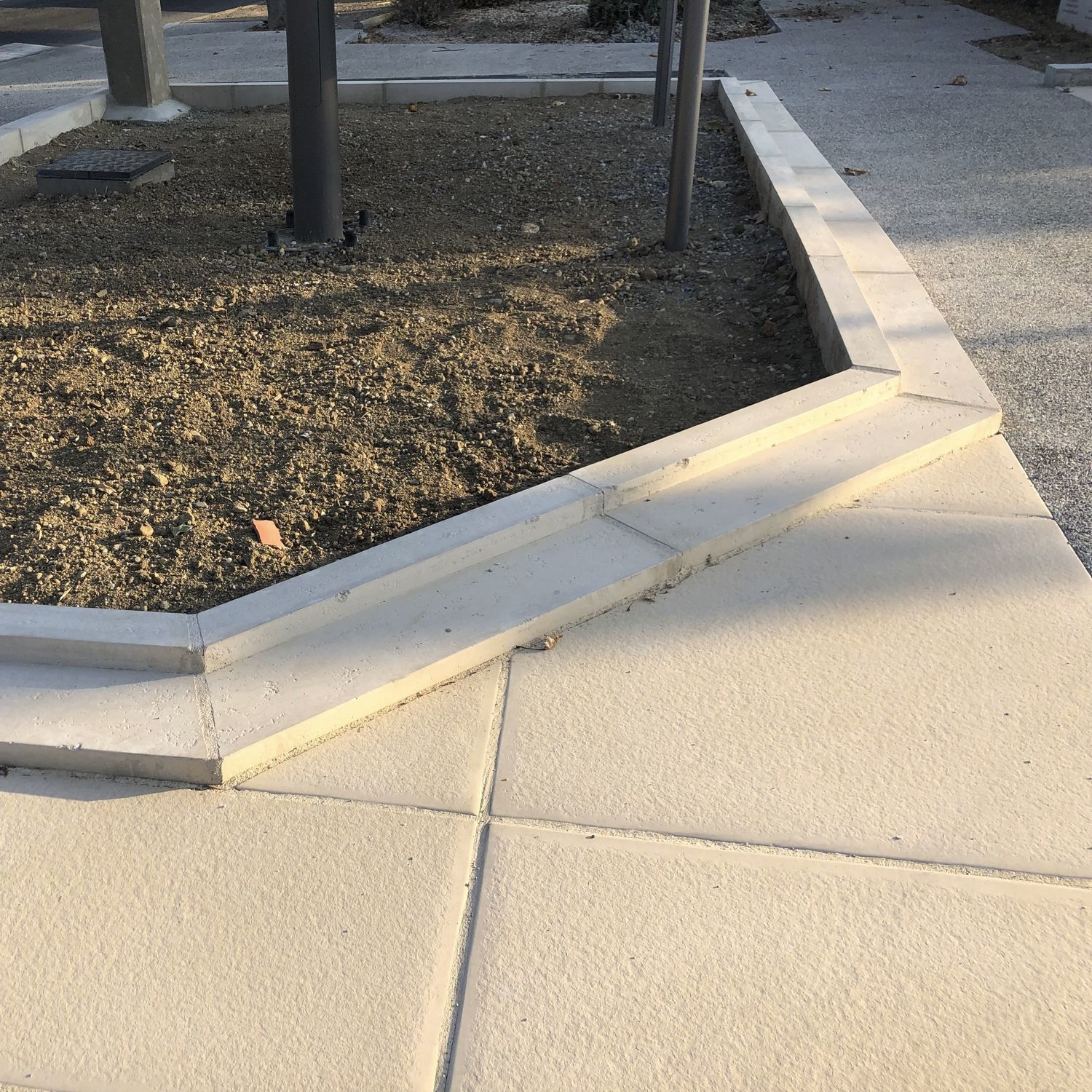 Randstein für Garten BO08 Replik Bordstein / Beton / für