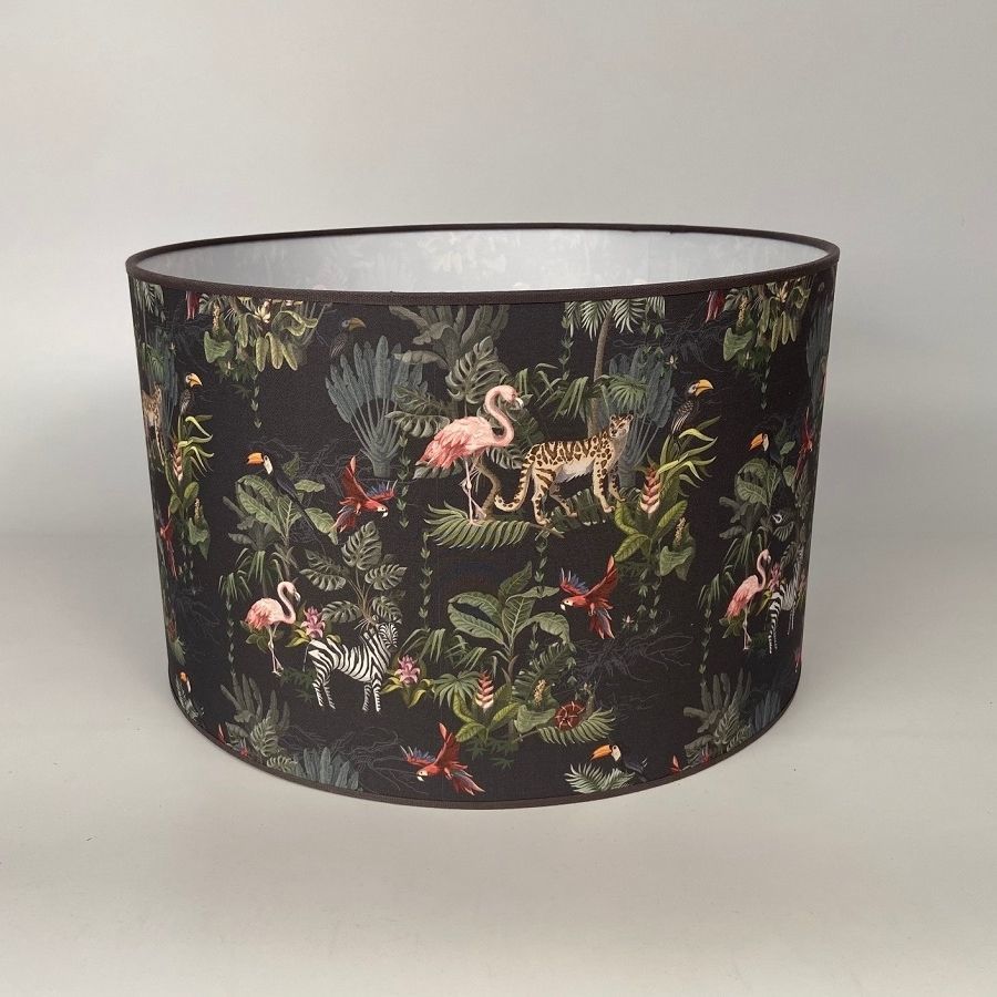 Hoement Lampenschirm Schwarz-Gold - Moderner Ersatzschirm Für Steh- & Tischlampen