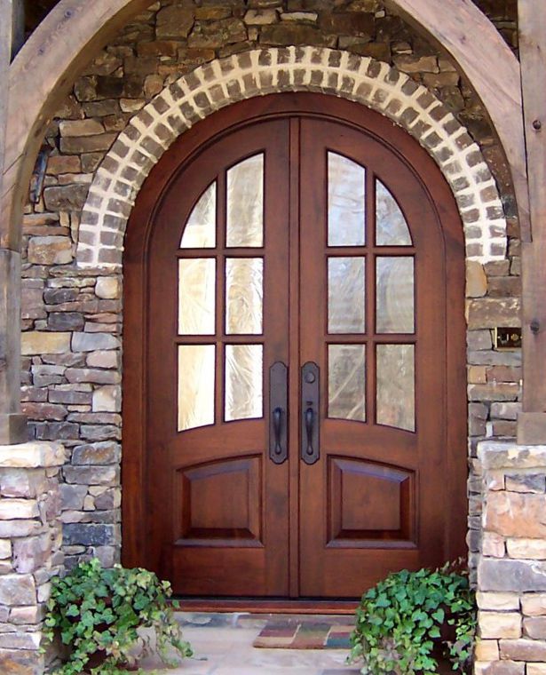 Eingangstür - BROCK 503 - AppWood - Holz / einflügelig / halbverglast