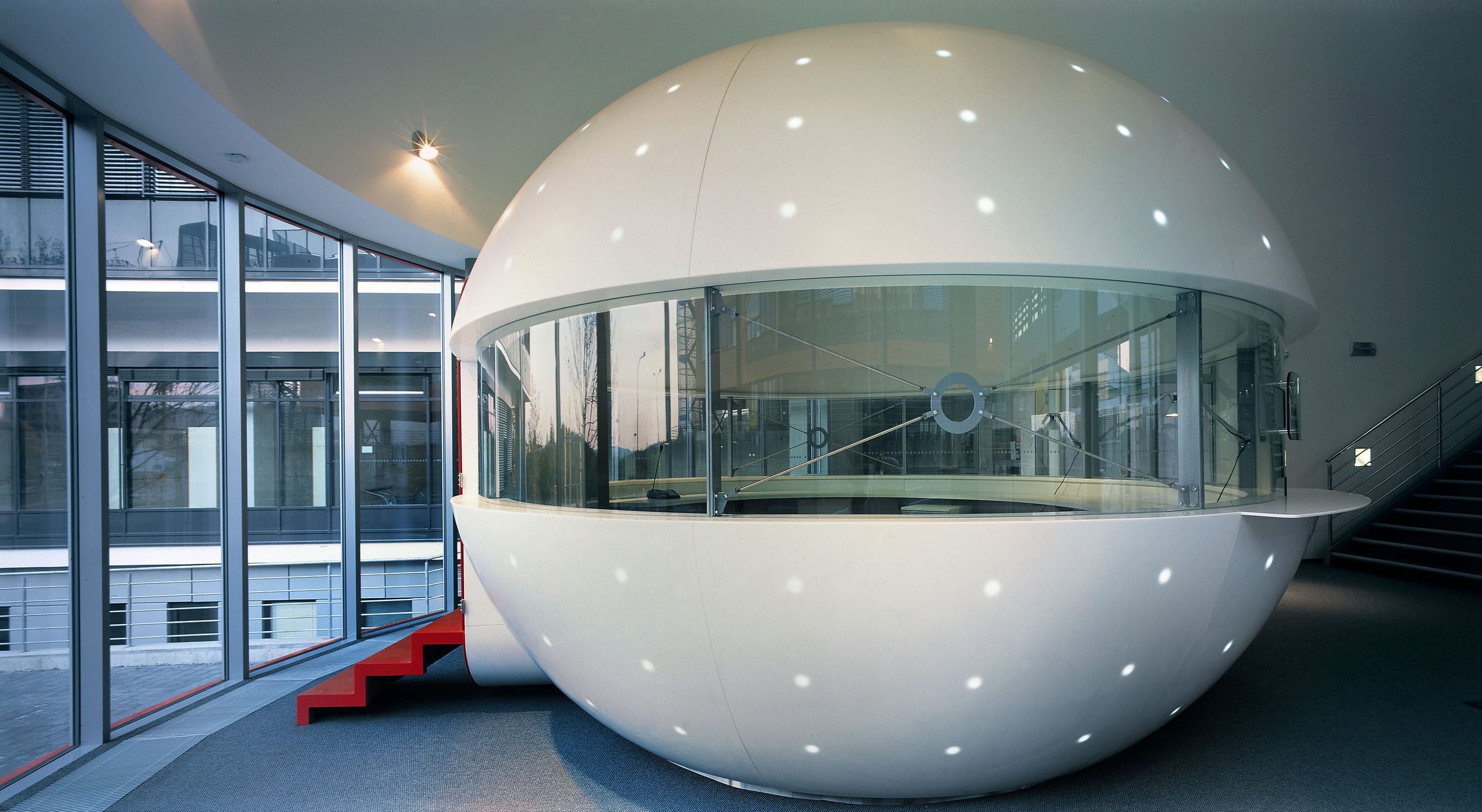 Runde Empfangstheke - BALL - AMOS DESIGN - Corian®