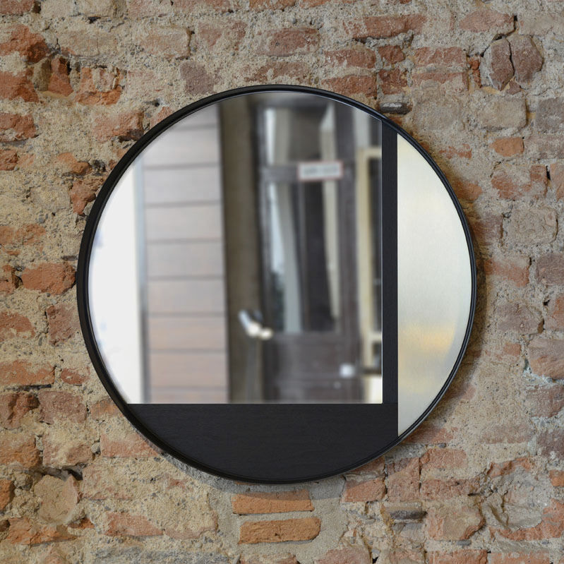 Wandmontierter Spiegel - ED031 - EDIZIONI - hängend / modern / rund
