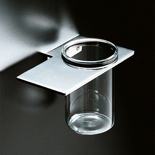 Zeller 18318 Zahnbürstenhalter Aus Kunststoff – Schiefer-Optik, 2 Kammern