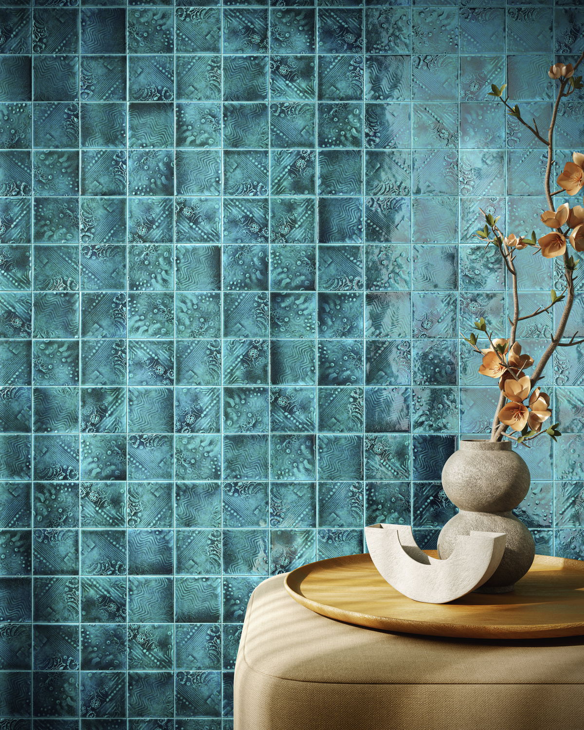 Keramik Farbe Wand