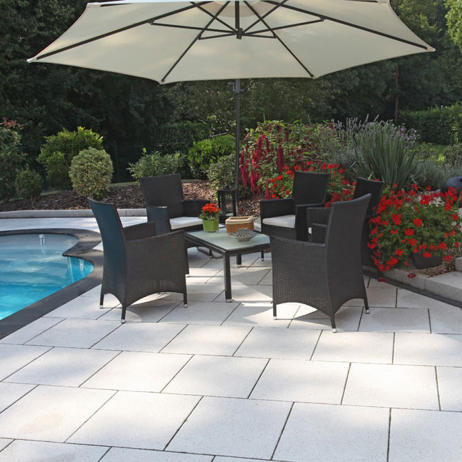 Gartenfliesen - UHL - für Poolrand / für Böden / Beton